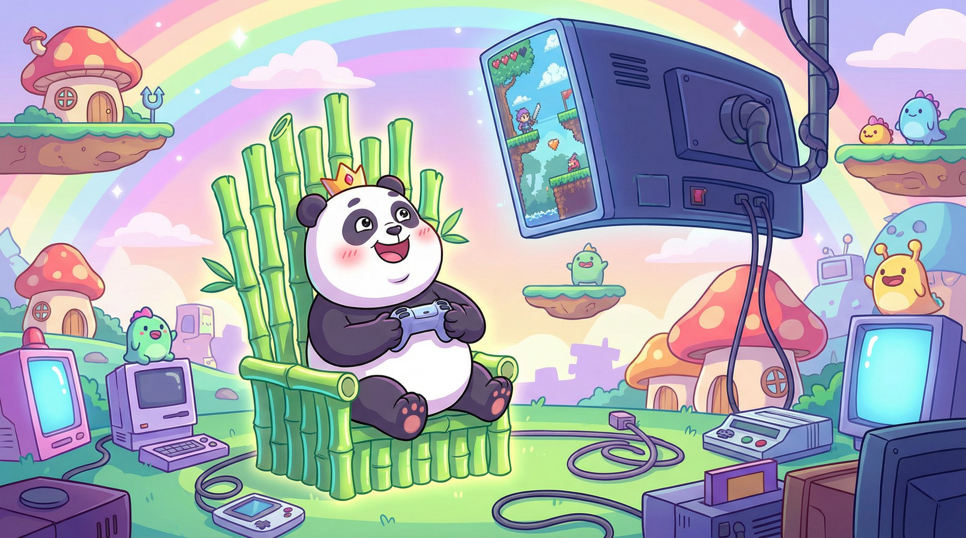 人兽熊猫游戏视频